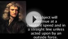 Isaac Newton’s First Law of Motion